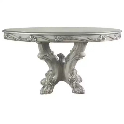 60" Dresden Dining Table Vintage Bone White - Acme Furniture