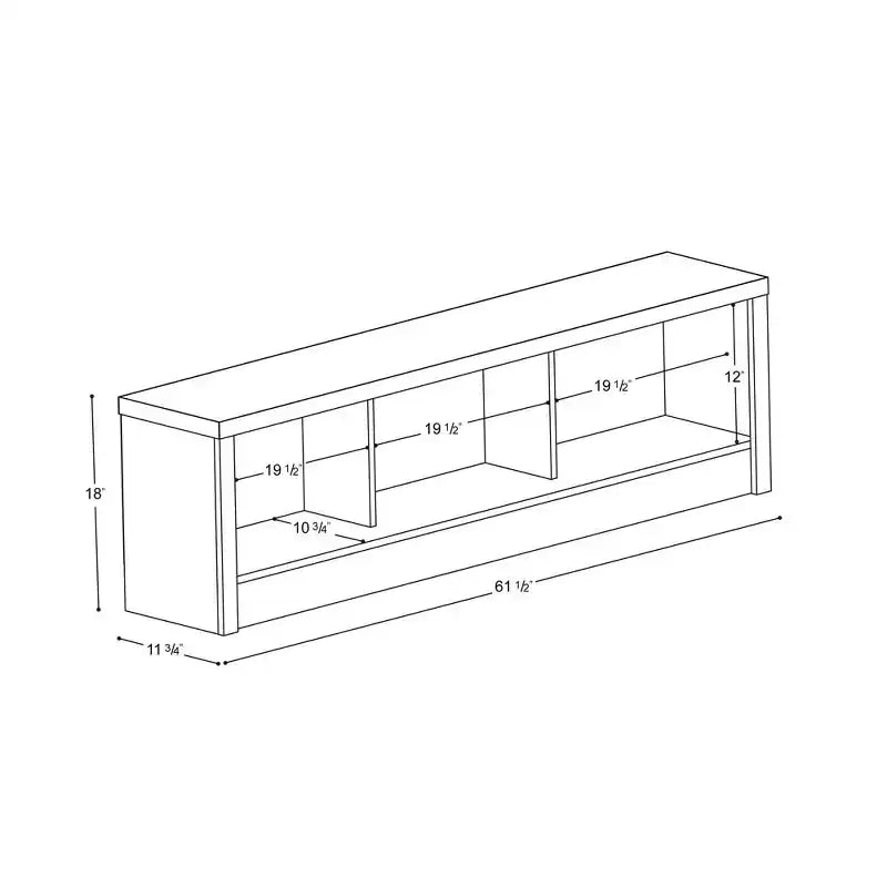 Calla Entryway Bench White - Prepac: Chic Cosmopolitan Design, Laminated Surface, Metal Hardware