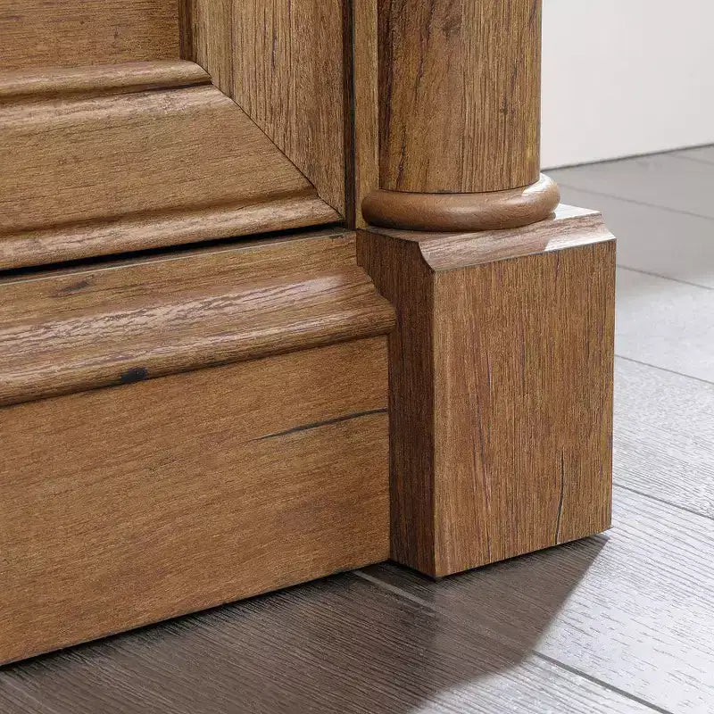 Palladia File Vintage Oak - Sauder: 2-Drawer Lateral, Safety Interlock, Home Office Storage