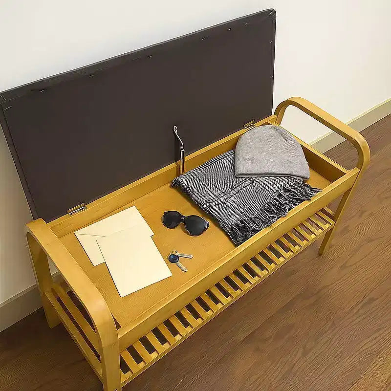 Cambridge Bamboo Shoe Bench Natural - Proman Products