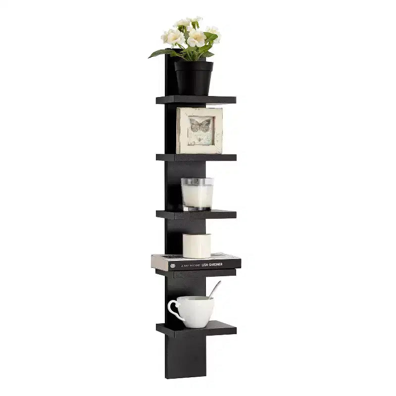 30 x 6 Slim Vertical Column Wall Shelf - Danya B.