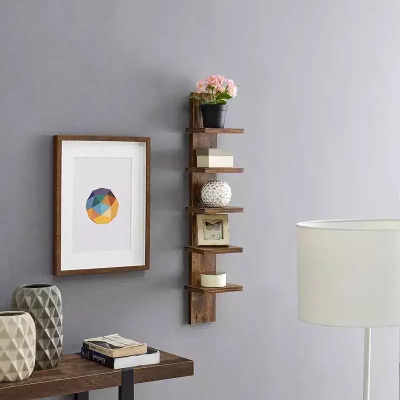 30 x 6 Slim Vertical Column Wall Shelf - Danya B.