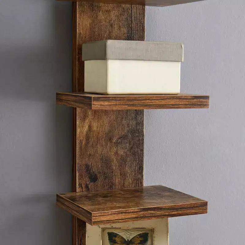30 x 6 Slim Vertical Column Wall Shelf - Danya B.