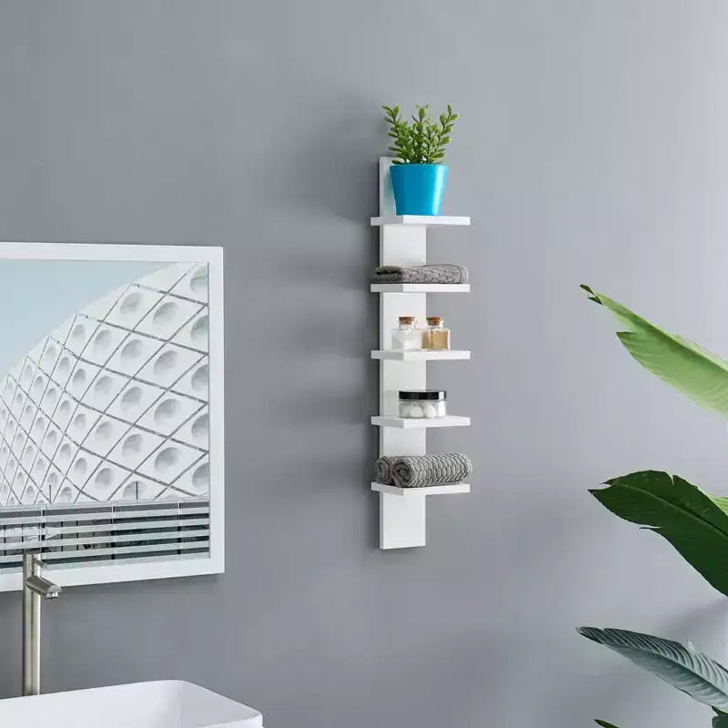 30 x 6 Slim Vertical Column Wall Shelf - Danya B.