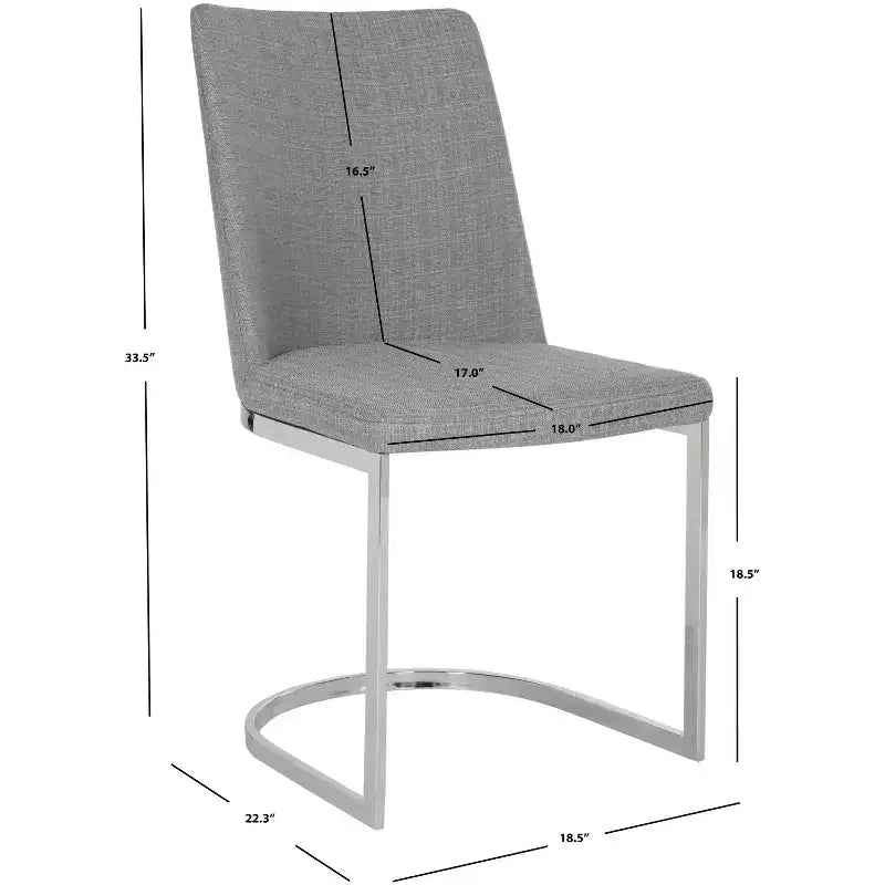 Parkston 18 H Linen Side Chair (Set of 2) - FOX2013 - Safavieh Couture