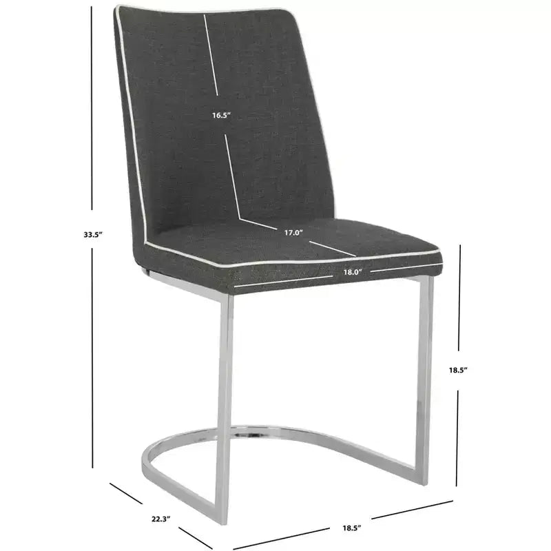 Parkston 18 H Linen Side Chair (Set of 2) - FOX2013 - Safavieh Couture