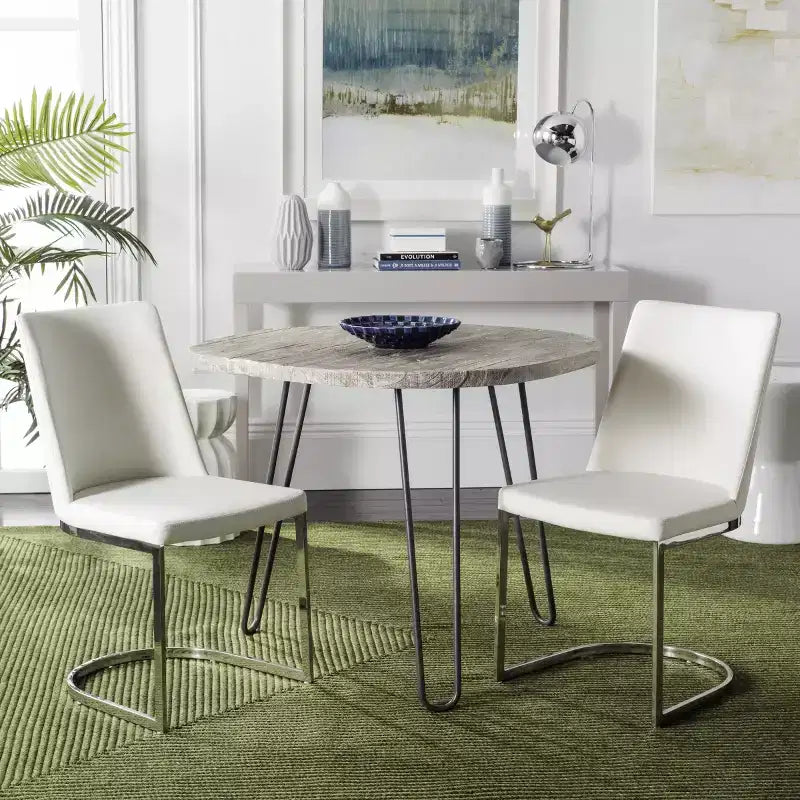 Parkston 18 H Linen Side Chair (Set of 2) - FOX2013 - Safavieh Couture