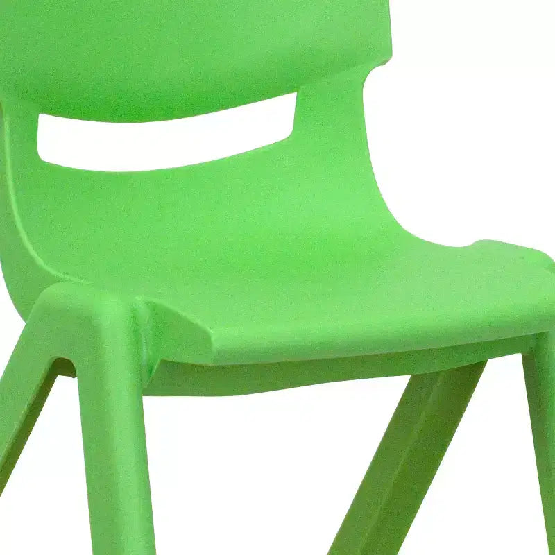 Flash Furniture 4 Pack Plastic Stackable School Chair with 12'' Seat Height