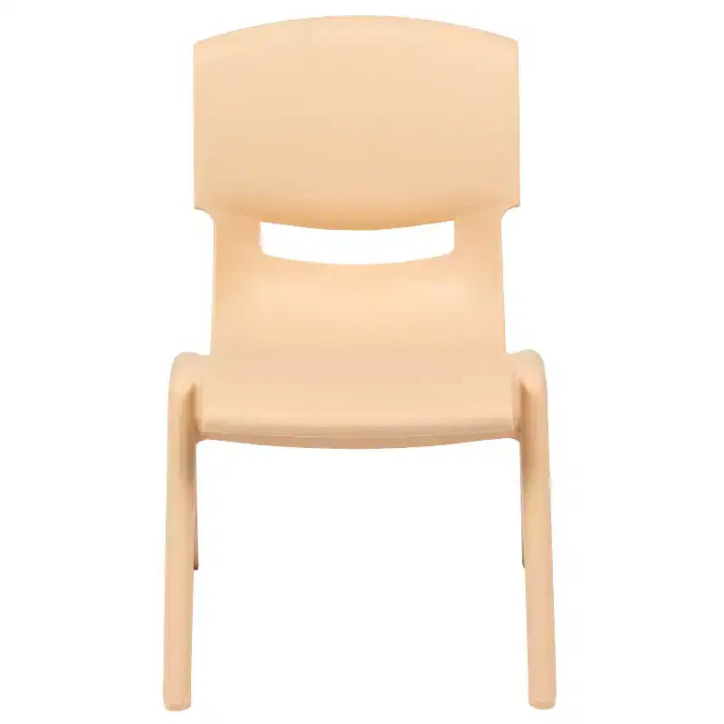 Flash Furniture 4 Pack Plastic Stackable School Chair with 12'' Seat Height