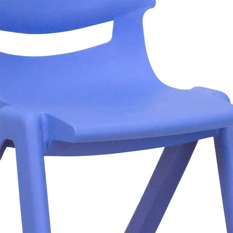 Flash Furniture 4 Pack Plastic Stackable School Chair with 12'' Seat Height