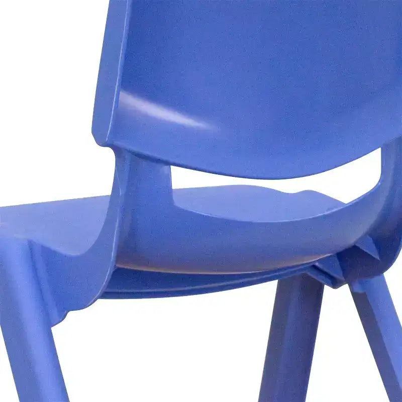 Flash Furniture 4 Pack Plastic Stackable School Chair with 12'' Seat Height