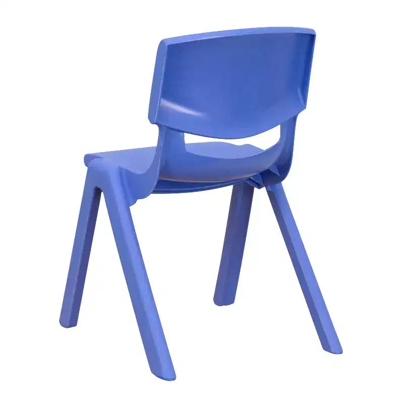 Flash Furniture 4 Pack Plastic Stackable School Chair with 12'' Seat Height