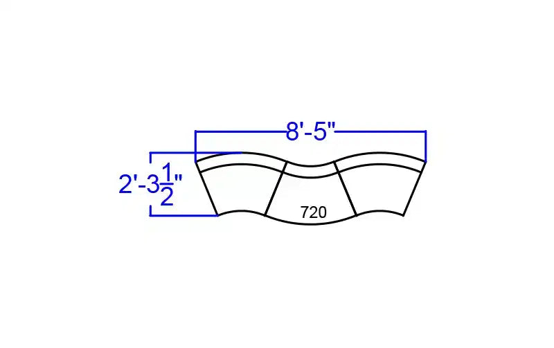 Emma and Oliver Leather Reception Configuration, 3 Pieces
