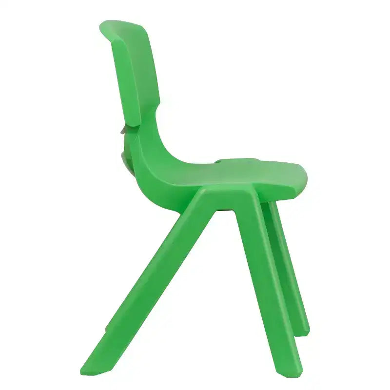 Emma and Oliver 2 Pack Plastic Stackable School Chair with 15.5H Seat