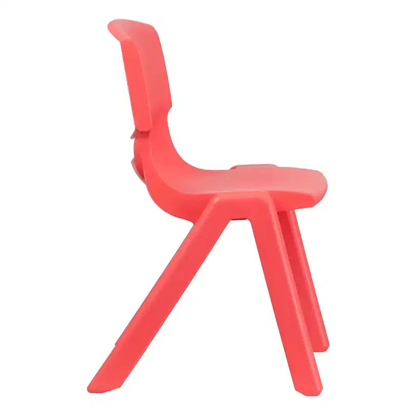 Emma and Oliver 2 Pack Plastic Stackable School Chair with 15.5H Seat