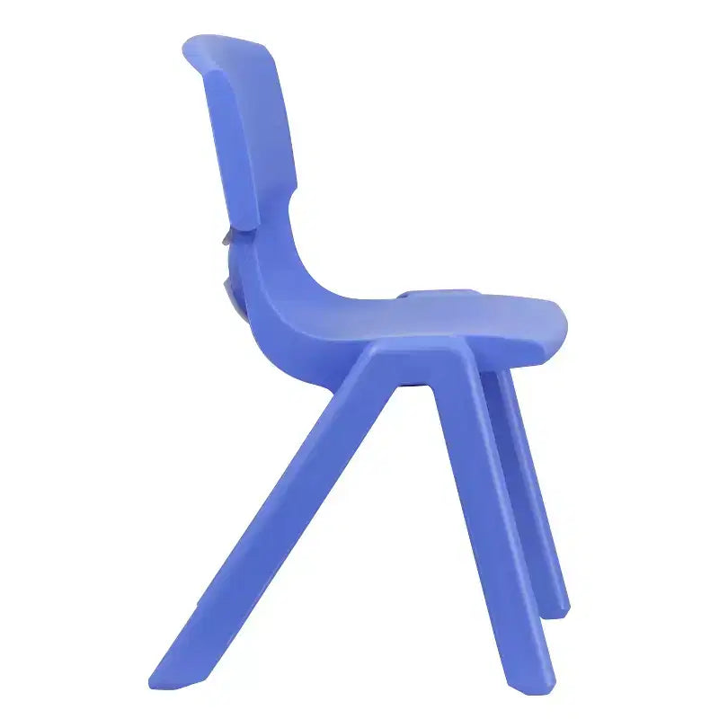 Emma and Oliver 2 Pack Plastic Stackable School Chair with 15.5H Seat