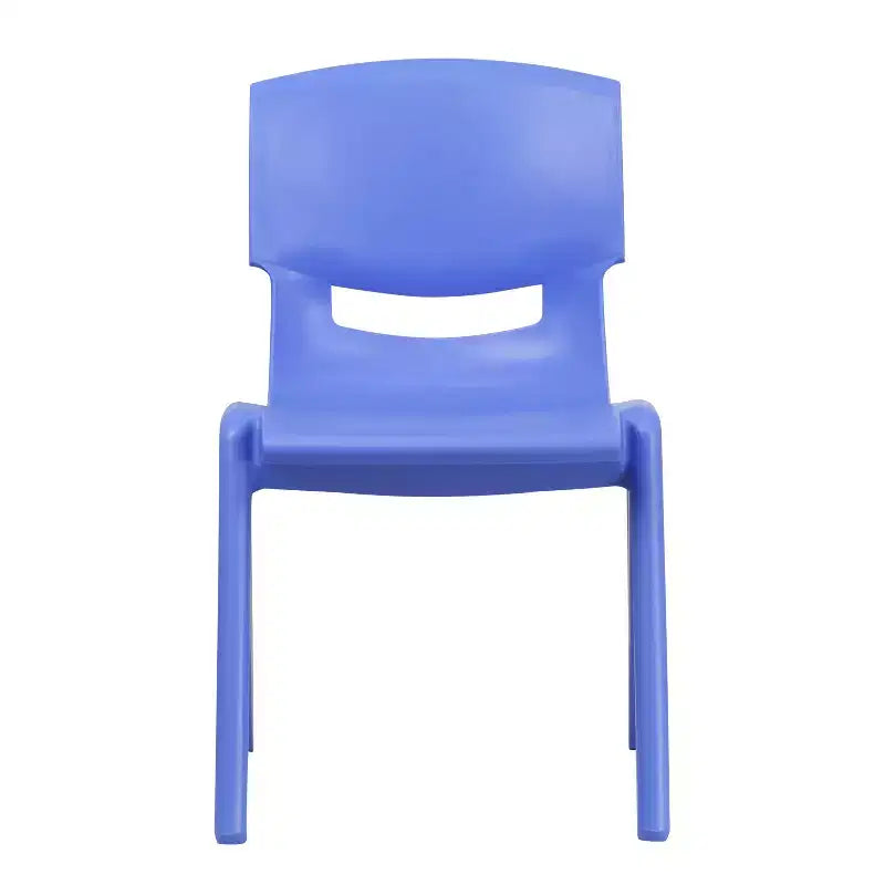 Emma and Oliver 2 Pack Plastic Stackable School Chair with 15.5H Seat