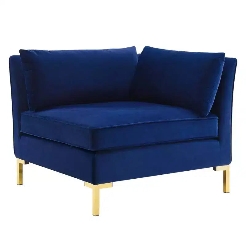 Ardent Performance Velvet Sectional Sofa Corner Chair - Modway