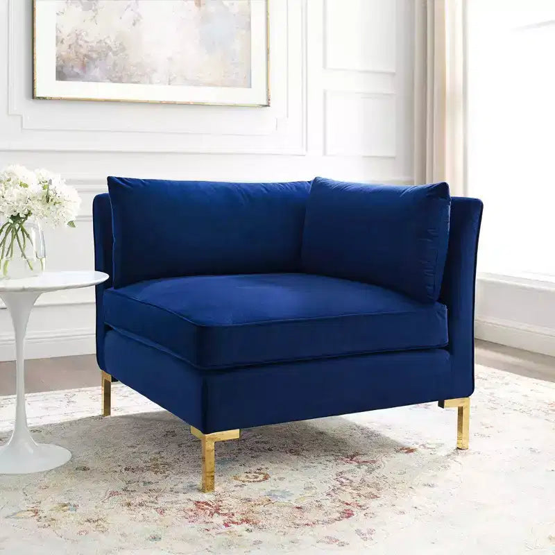 Ardent Performance Velvet Sectional Sofa Corner Chair - Modway