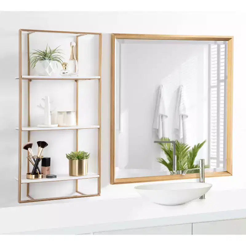 15 x 32 Kercheval Modern Wood Shelf - Kate & Laurel All Things Decor