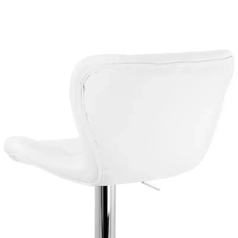 Elama 2 Piece Adjustable Faux Leather Bar Stool Set