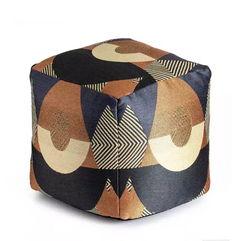 Martinique Indoor/Outdoor Pouf - Anji Mountain