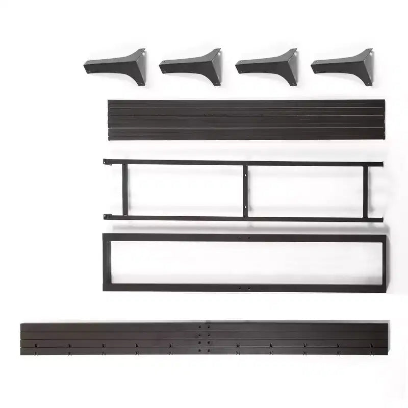 12 Metal Hinged Corner Platform Bed Frame - Mellow