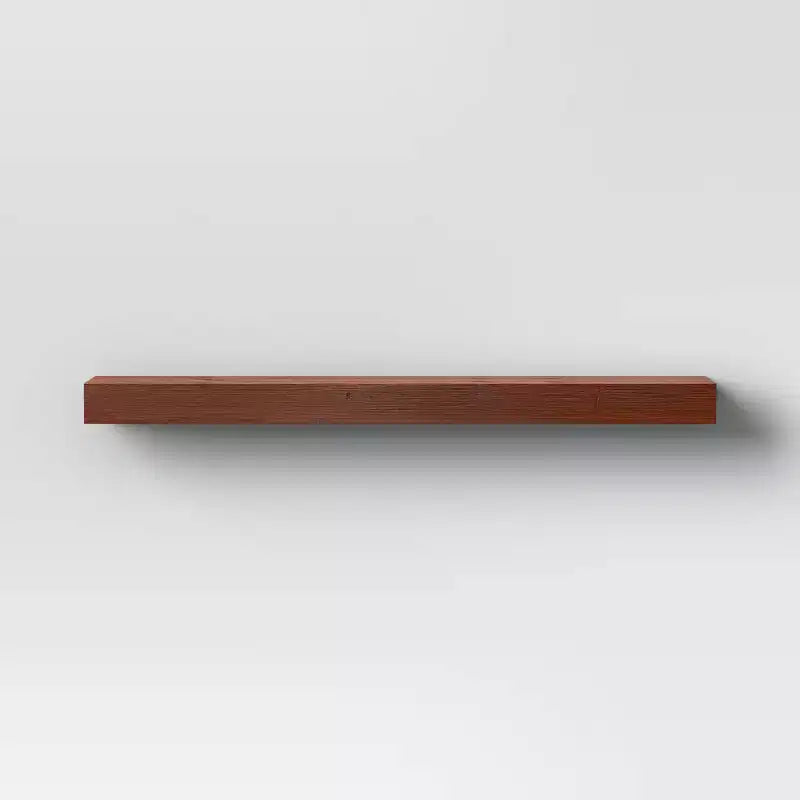 36 Floating Wood Shelf - Threshold