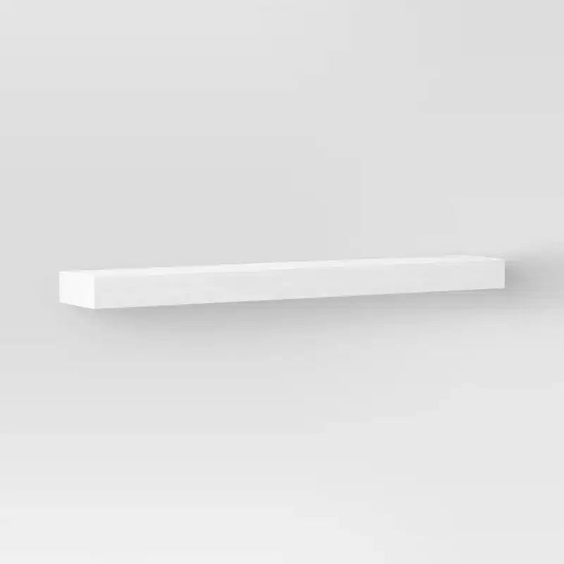 36 Floating Wood Shelf - Threshold