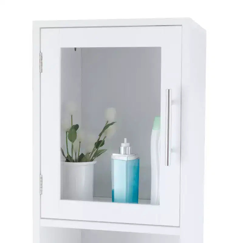 Costway 71 Bathroom Tall Tower Storage Cabinet Organizer Display Shelves Bedroom