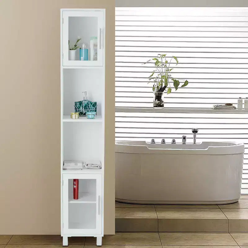 Costway 71 Bathroom Tall Tower Storage Cabinet Organizer Display Shelves Bedroom