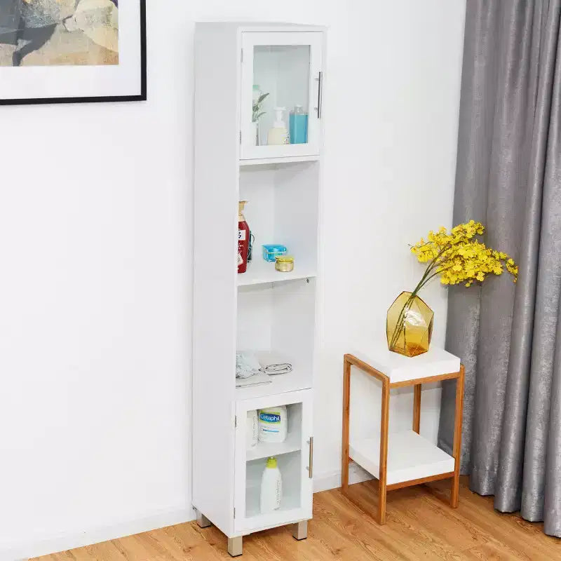 Costway 71 Bathroom Tall Tower Storage Cabinet Organizer Display Shelves Bedroom