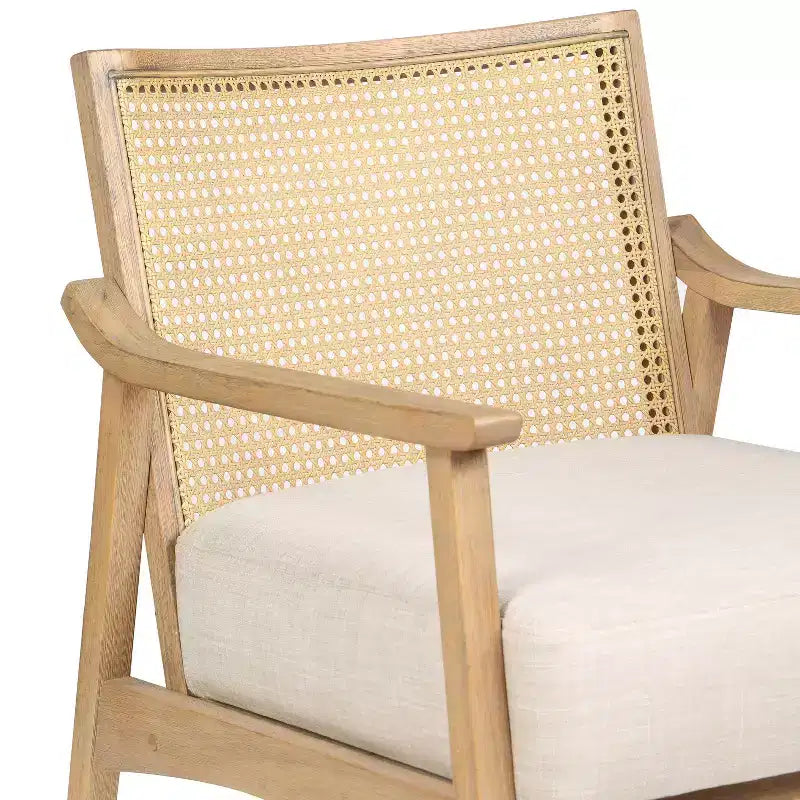 24/7 Shop At Home Aurelia Cane Back Accent Chair