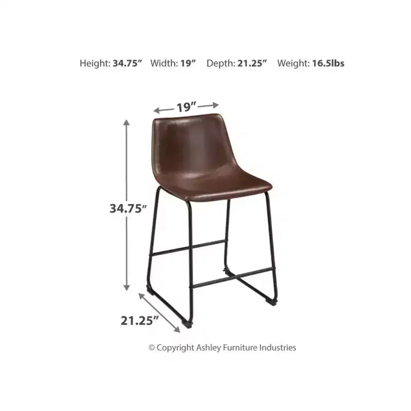 Centiar Upholstered Counter Height Barstool - Signature Design by Ashley