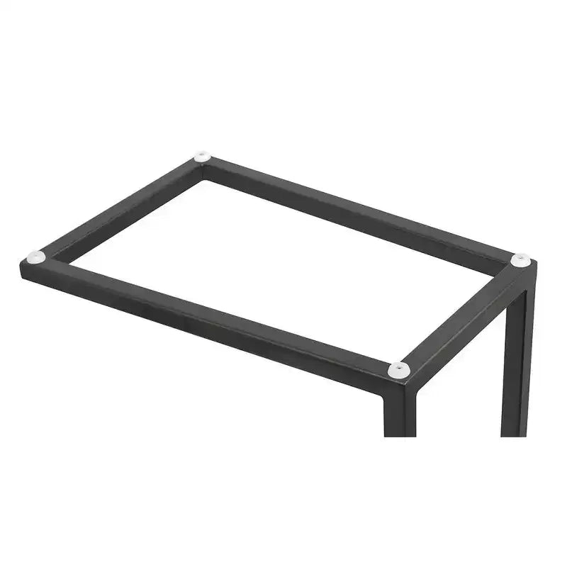 BirdRock Home Acacia Wood TV Tray C Shaped Side Table