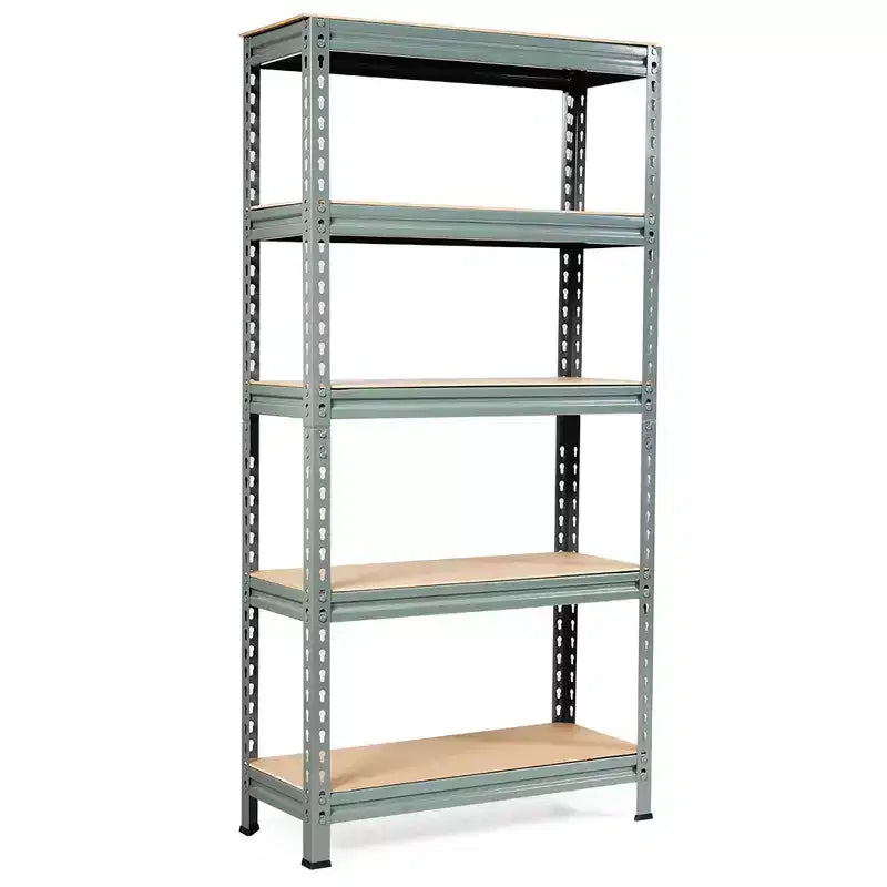 Costway 5-Tier Metal Storage Shelves 60'' Garage Rack W/Adjustable Shelves
