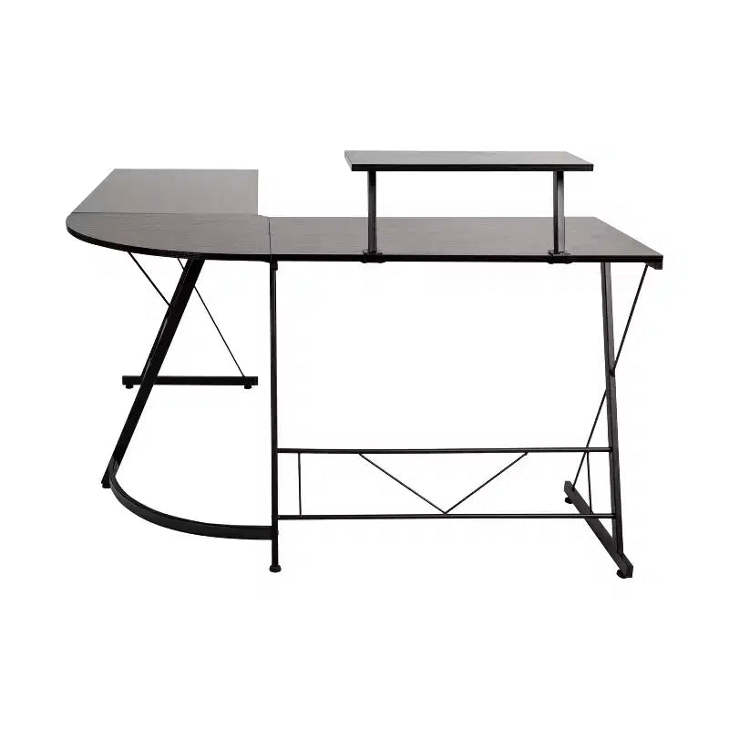 Emma and Oliver L-Shaped Computer Desk, Gaming Desk, Home Office Desk, Frame