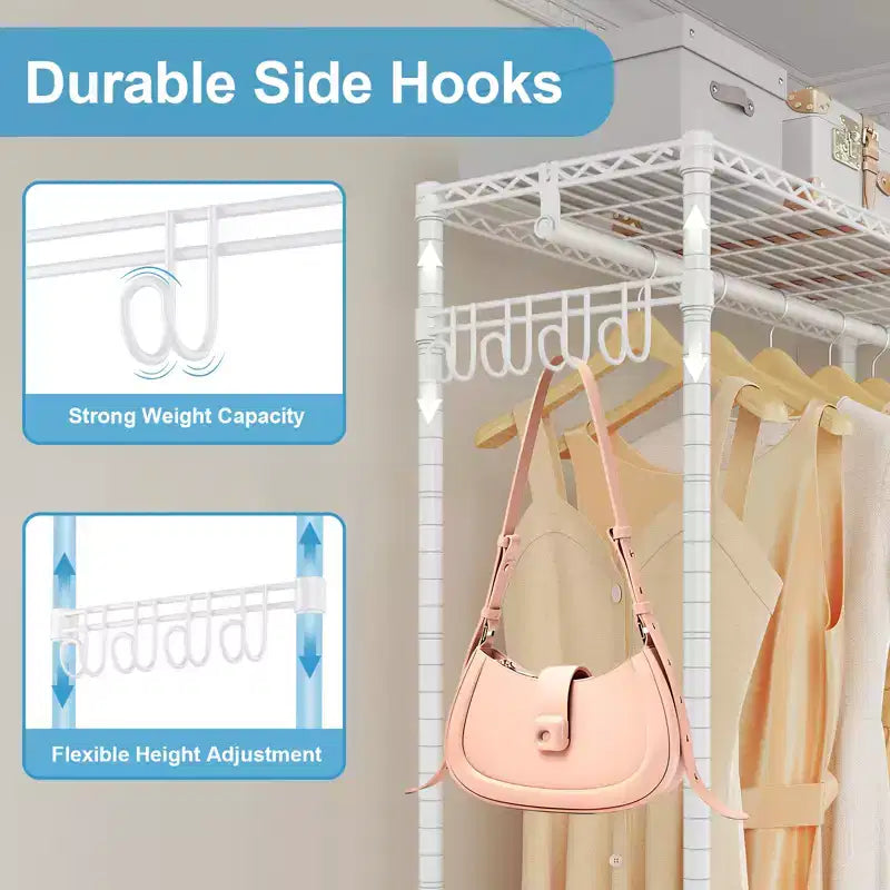 VIPEK V4 Garment Rack Bedroom Armoires Compact Freestanding Closet Storage Organizer