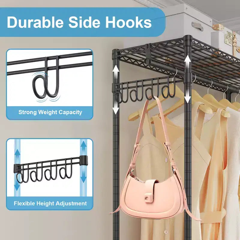 VIPEK V4 Garment Rack Bedroom Armoires Compact Freestanding Closet Storage Organizer