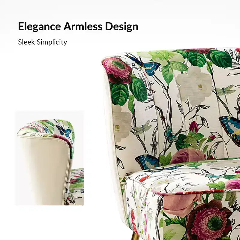 Trento 47 Contemporary Loveseat with Floral Patterns| ART OF LIVING DESIGNS