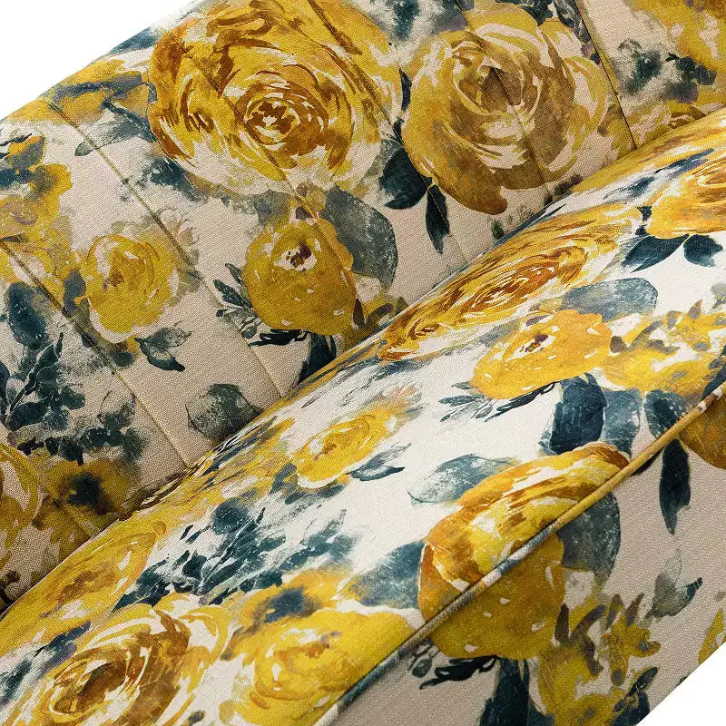 Trento 47 Contemporary Loveseat with Floral Patterns| ART OF LIVING DESIGNS