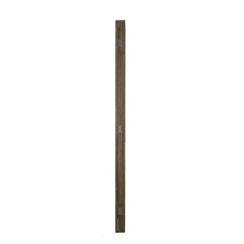 Legacy Decor Wicker and Wood Screen Room Divider