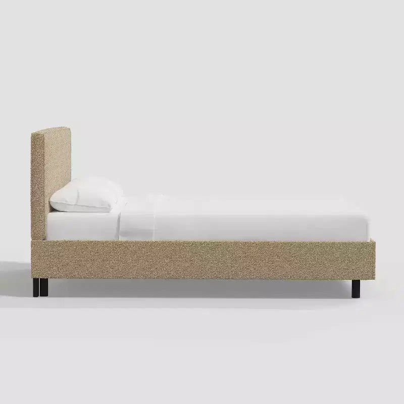 Kelsey Upholstered Platform Bed in Classic Boucle - Threshold