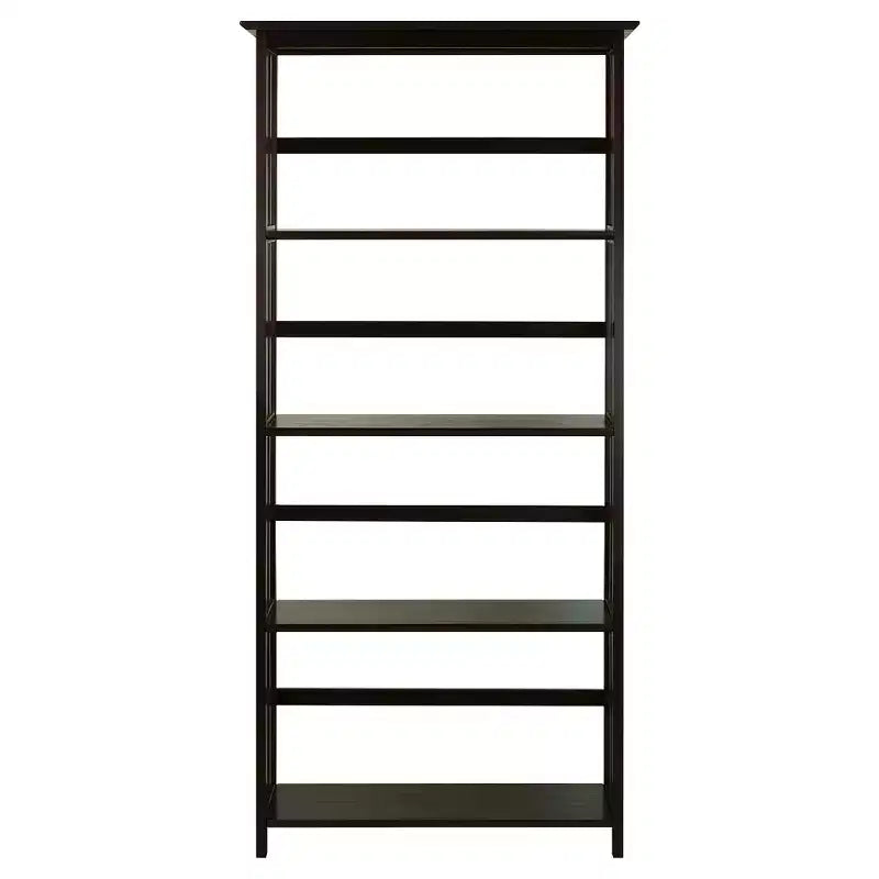 63 5 Tier Mission Style Bookcase - Flora Home