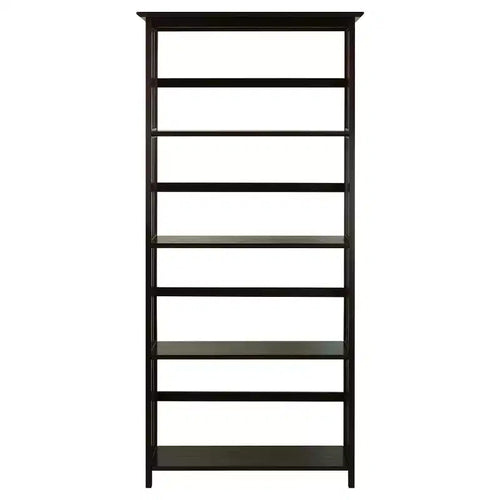 63 5 Tier Mission Style Bookcase - Flora Home