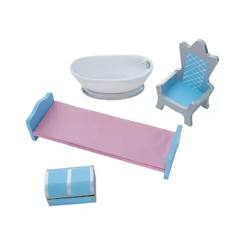 Fantasy Fields by Teamson Kids Dreamland Castle Toy Vanity Set White / Pink