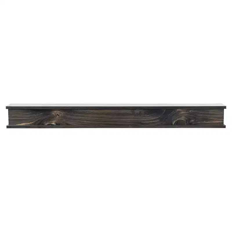 Modern Ember Cody Wood Fireplace Mantel Shelf with Top & Bottom Molding