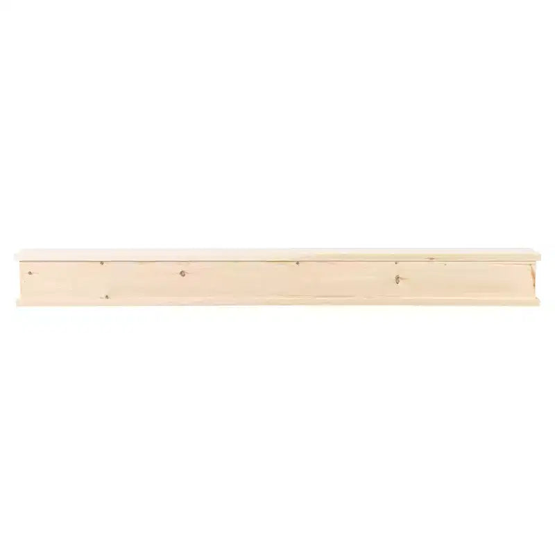 Modern Ember Cody Wood Fireplace Mantel Shelf with Top & Bottom Molding