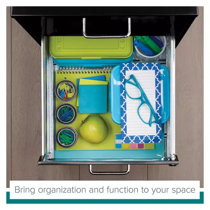 Space Solutions 18 Deep 2 Drawer Mobile Letter Width Vertical File Cabinet