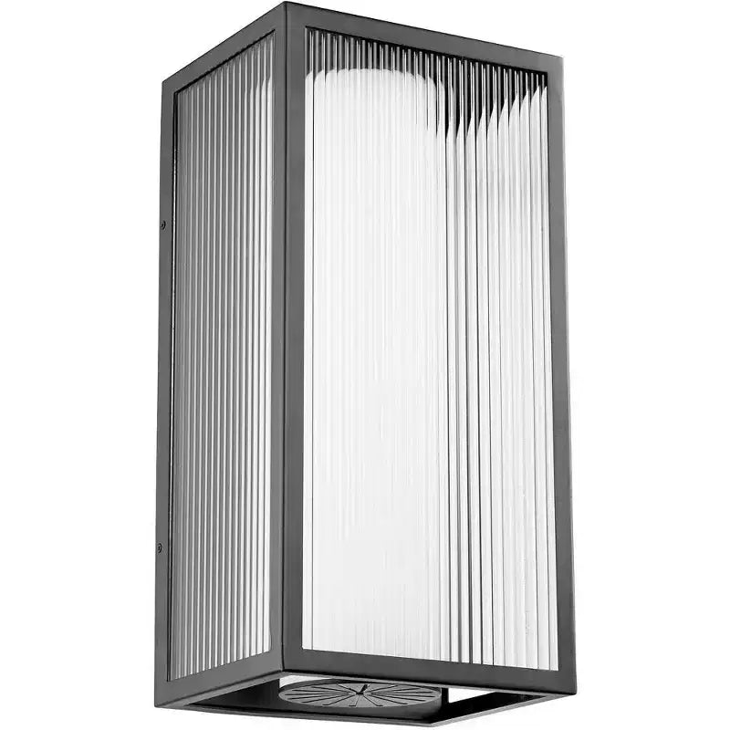 Quorum Lighting Maestro LED Outdoor Wall Mount, 3 Lights, Noir Finish